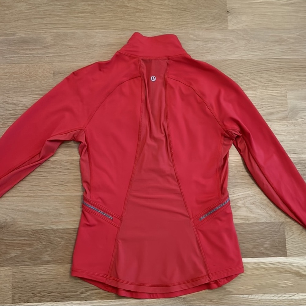 Lululemon Red Active Half-Zip Pullover - image 3
